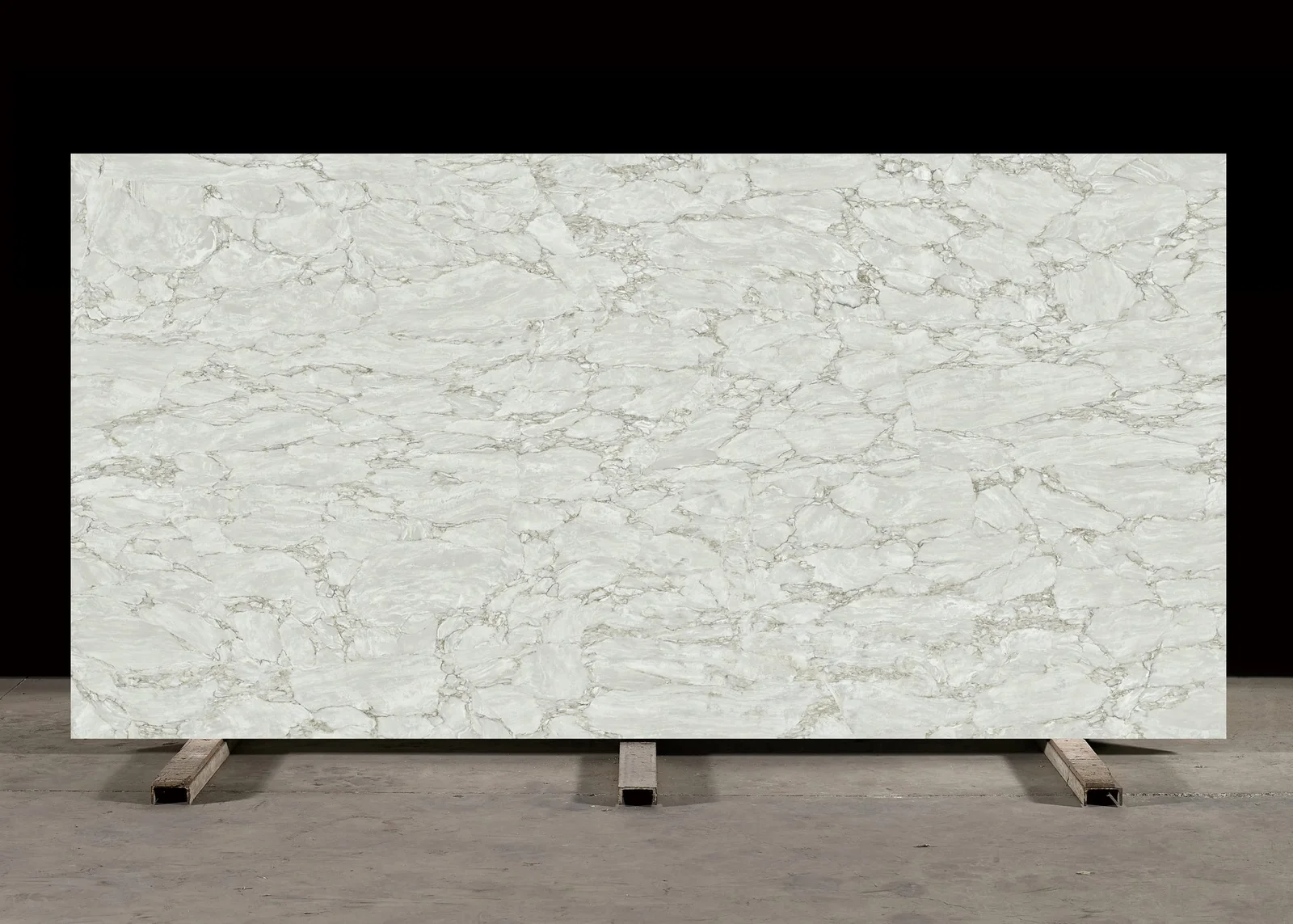 Full slab of Ortus CQM462 cream quartz from Classic Quartz Stone