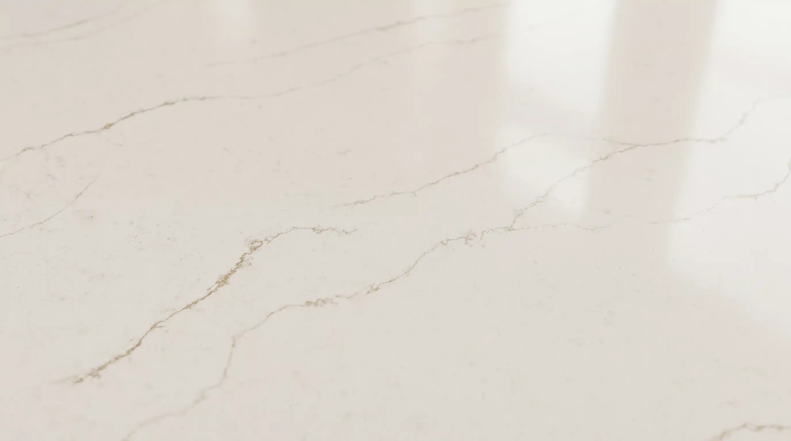 Close-up of Mana Gold CQM473 quartz worktop surface detail
