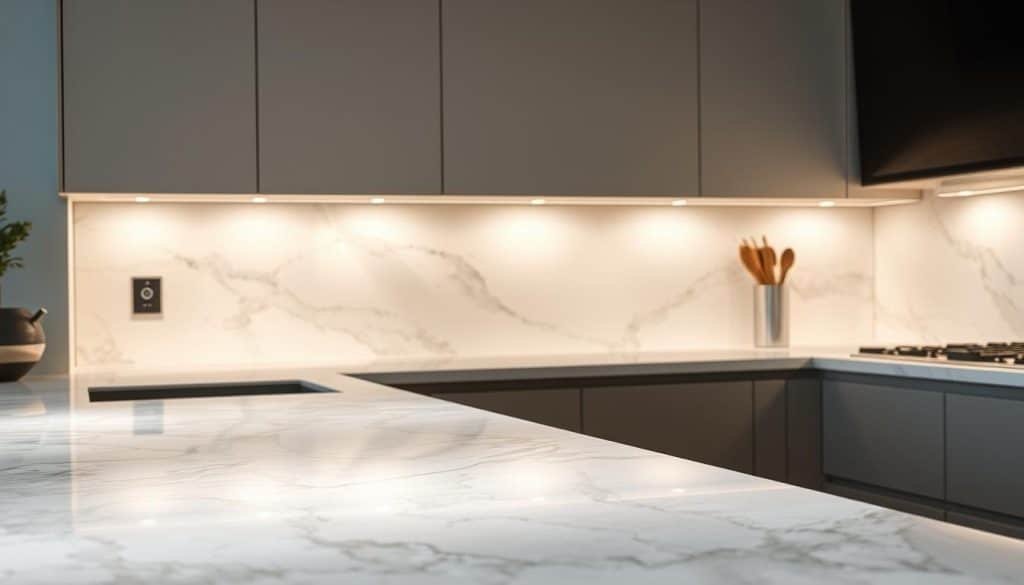 Ethereal Glow Worktops