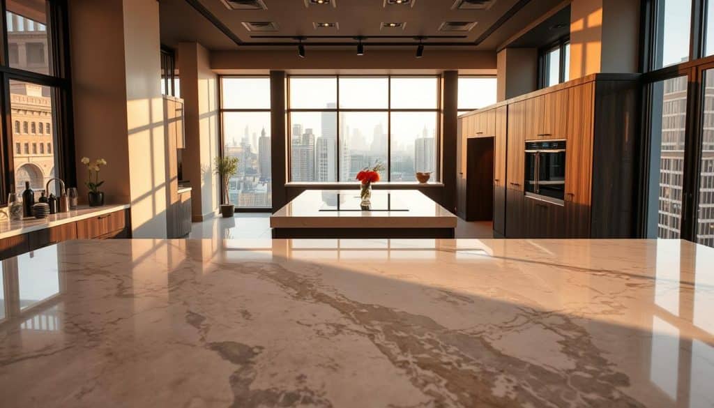 Luxury natural stone worktops in London