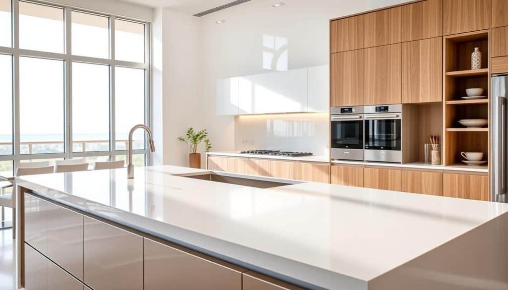Miami White Silestone Worktops