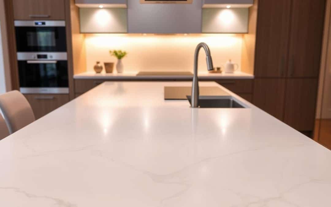 Miami White Silestone Worktops | StonePro Worktops London