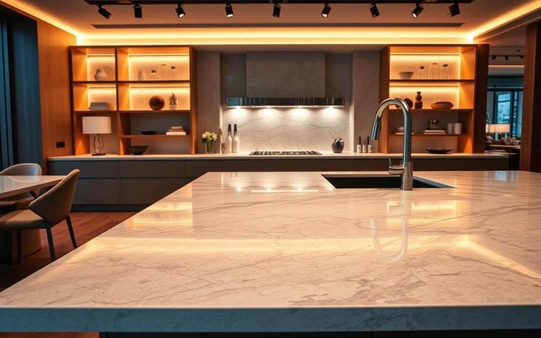 Expert Michigan Vena Quartz Installation in London