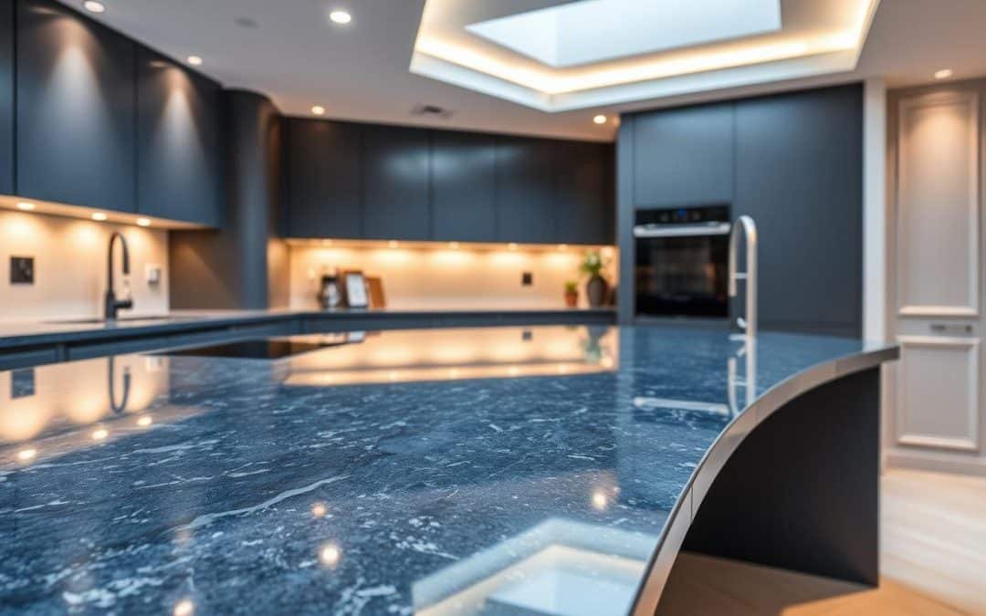 Expert Parisien Blue Worktops in London | StonePro