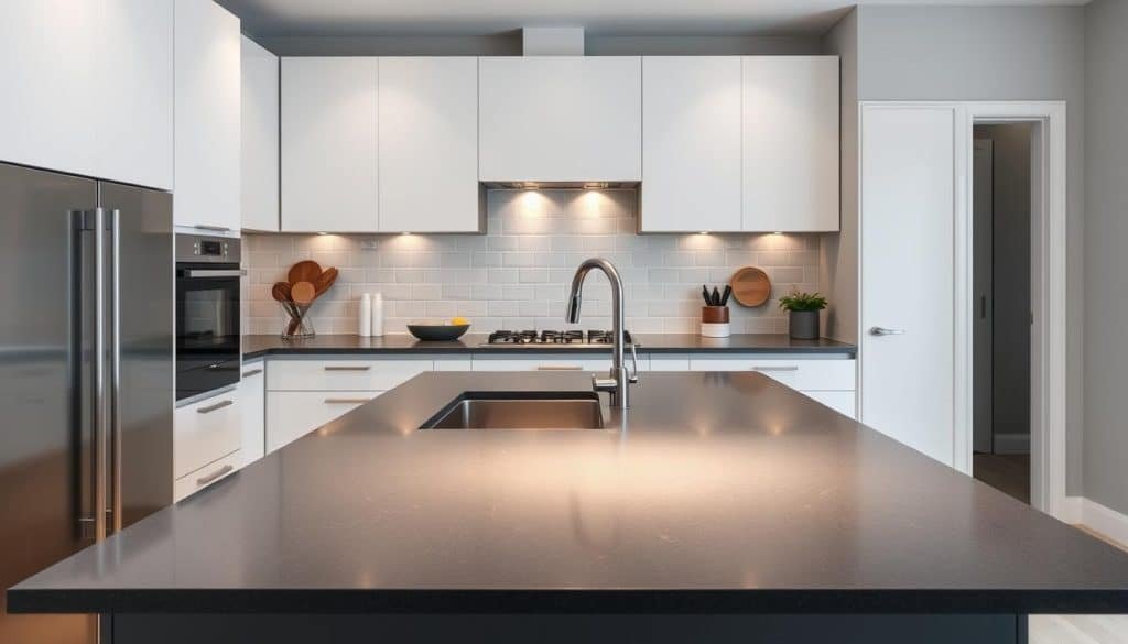 Silestone worktops in a modern kitchen