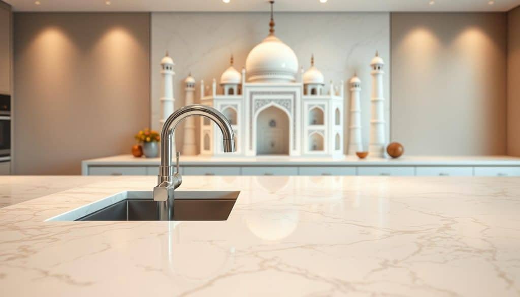 Taj Mahal Marble Worktops