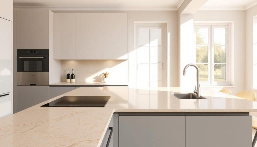 beige granite worktops