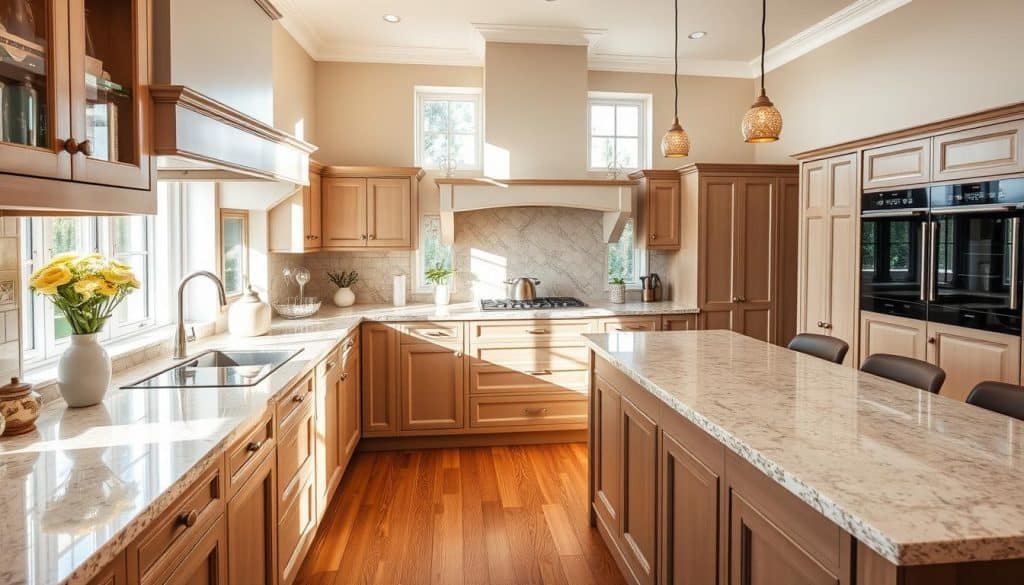 beige granite worktops