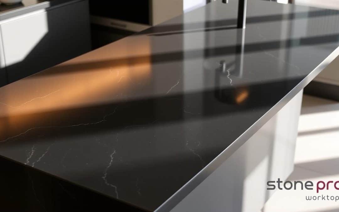 Quartz with Black Worktops | London | 07943 206068