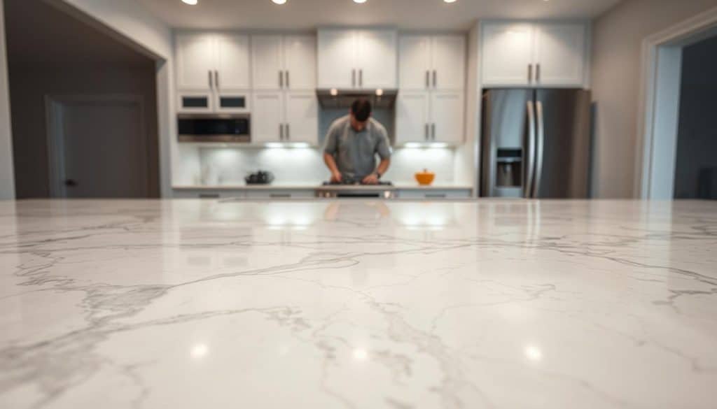 marble countertop installation