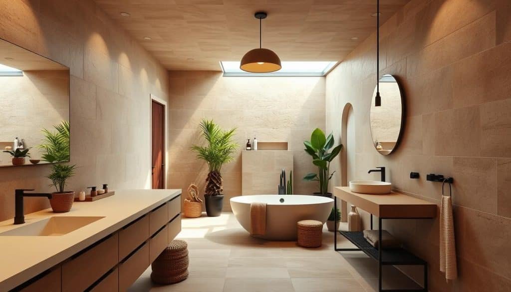 organic bathroom design