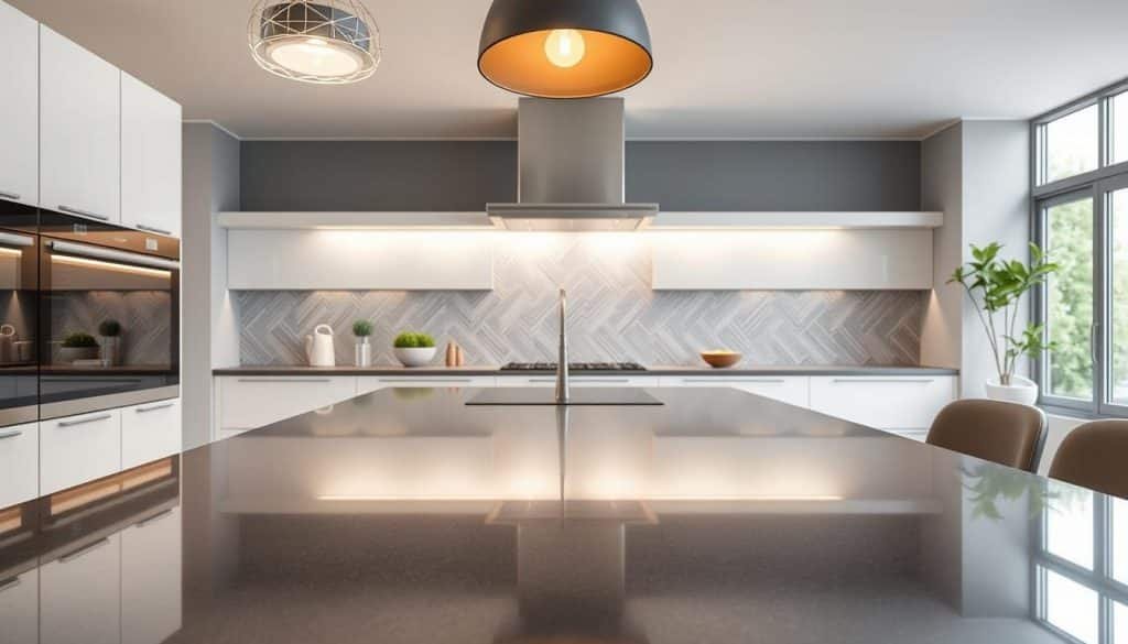 quartz kitchen design