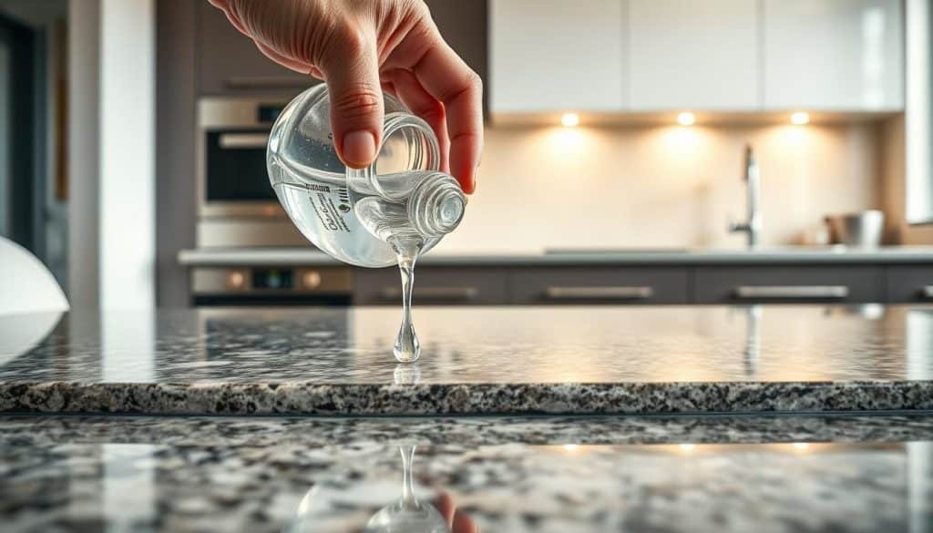sealing granite worktop