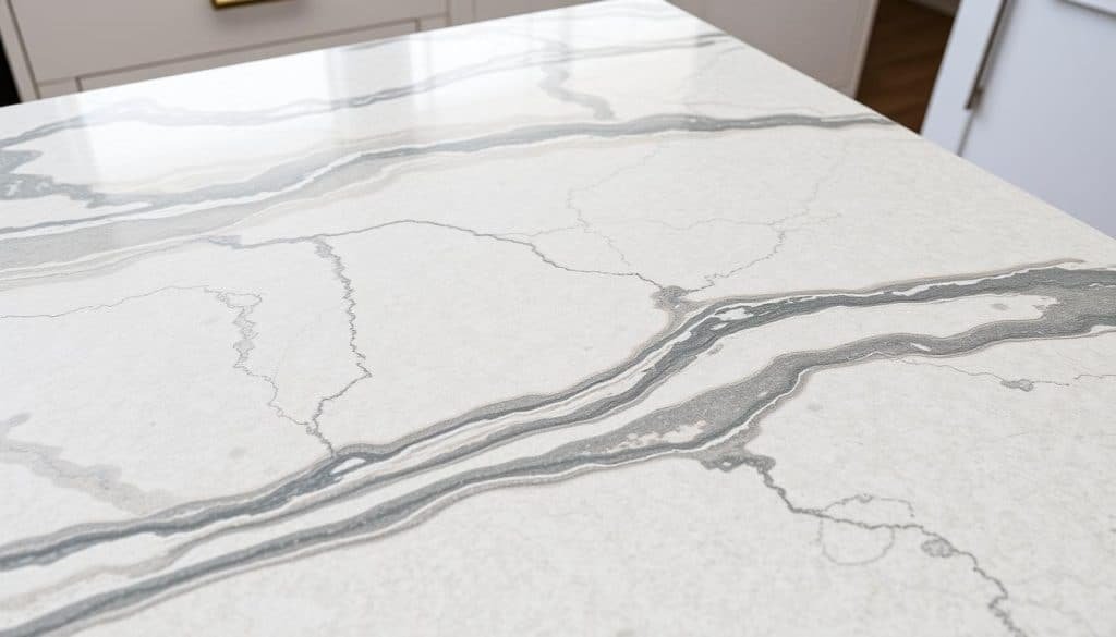 veined worktops