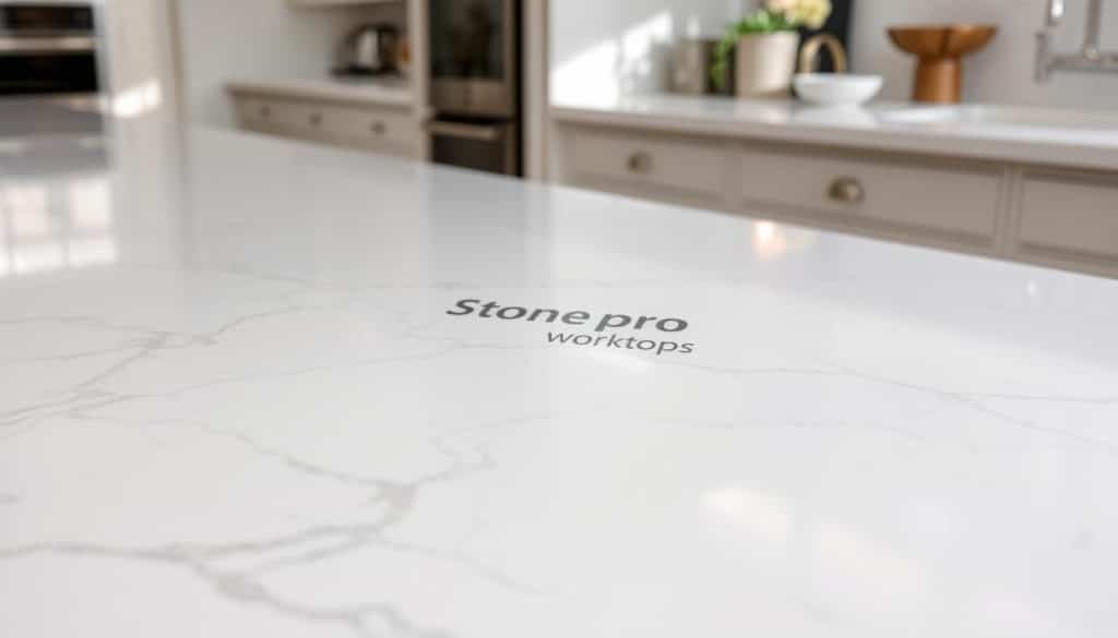 white marble surface